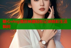 糖心vlog播放神器轻松记录精彩生活瞬间