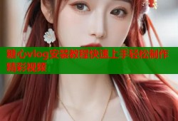 糖心vlog安装教程快速上手轻松制作精彩视频