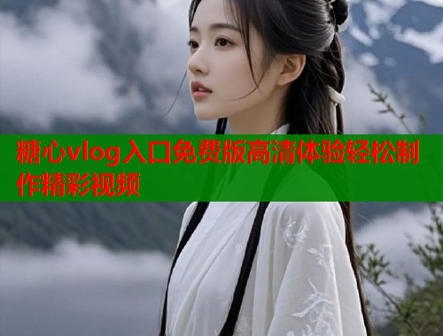 糖心vlog入口免费版高清体验轻松制作精彩视频