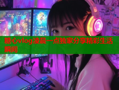 糖心vlog凌晨一点独家分享精彩生活瞬间