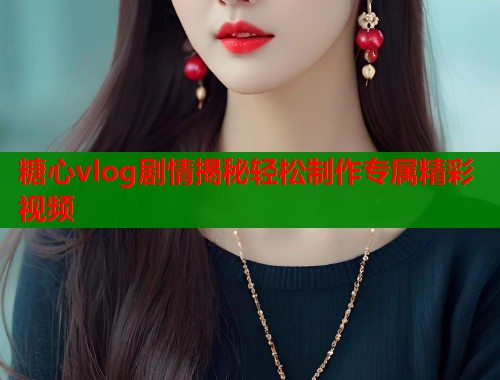 糖心vlog剧情揭秘轻松制作专属精彩视频