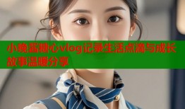小晚酱糖心vlog记录生活点滴与成长故事温暖分享