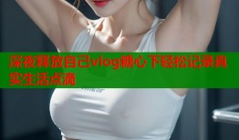 深夜释放自己vlog糖心下轻松记录真实生活点滴