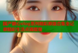 国产糖心vlog系列精彩原版合集全记录精彩生活点滴展现