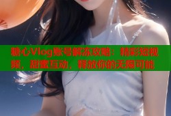 糖心Vlog账号解冻攻略：精彩短视频，甜蜜互动，释放你的无限可能