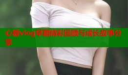 心糖vlog早期精彩回顾与成长故事分享