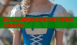 糖心vlog娜娜颜值爆表日常分享美丽与自信并存