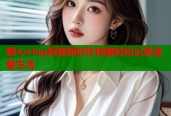 糖心vlog短视频创作神器轻松记录温馨生活