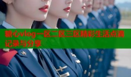 糖心vlog一区二区三区精彩生活点滴记录与分享
