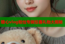 糖心vlog粉丝专属惊喜礼物大揭秘