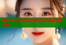 糖心vlog安安的私密时光与自我探索记录