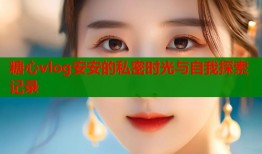 糖心vlog安安的私密时光与自我探索记录