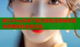 糖心Vlog安卓下载污版高清流畅资源免费看体验全新升级