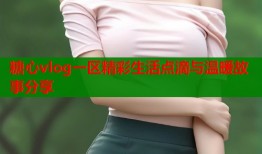 糖心vlog一区精彩生活点滴与温暖故事分享