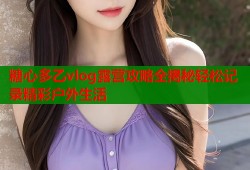 糖心多乙vlog露营攻略全揭秘轻松记录精彩户外生活