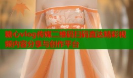 糖心vlog传媒二维码扫码直达精彩视频内容分享与创作平台