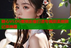 糖心VLOG蜜桃影像打造专属甜美视频记录神器