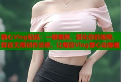 糖心Vlog贴纸：一键美颜，甜化你的视频，释放无限创作灵感，让每段Vlog都心动爆棚