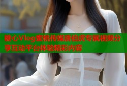 糖心Vlog蜜桃传媒唐伯虎专属视频分享互动平台体验精彩内容