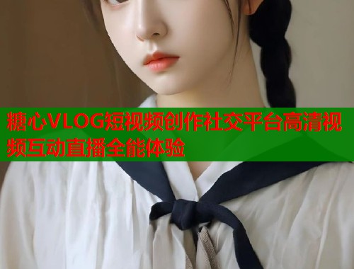 糖心VLOG短视频创作社交平台高清视频互动直播全能体验