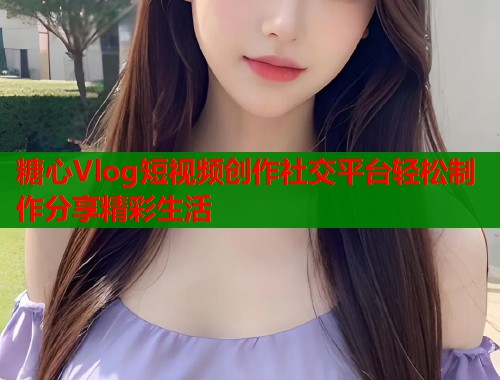 糖心Vlog短视频创作社交平台轻松制作分享精彩生活