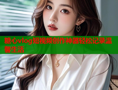 糖心vlog短视频创作神器轻松记录温馨生活
