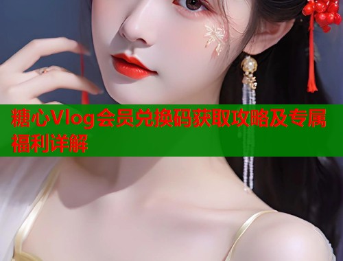 糖心Vlog会员兑换码获取攻略及专属福利详解