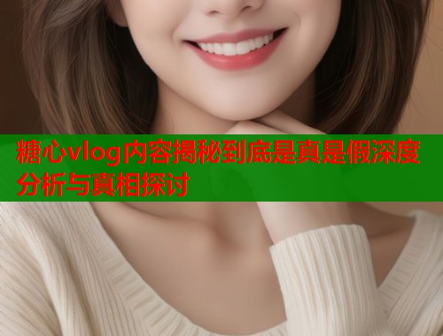 糖心vlog内容揭秘到底是真是假深度分析与真相探讨