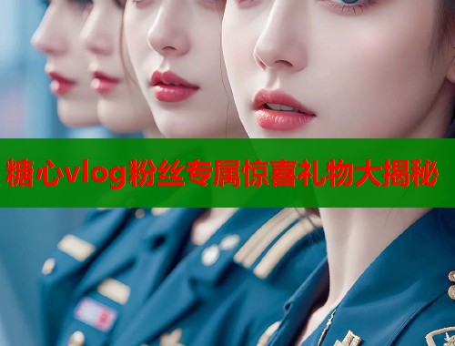 糖心vlog粉丝专属惊喜礼物大揭秘