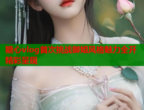 糖心vlog首次挑战御姐风格魅力全开精彩呈现